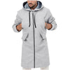 Men's Hooded Woolen Zipper Jacket