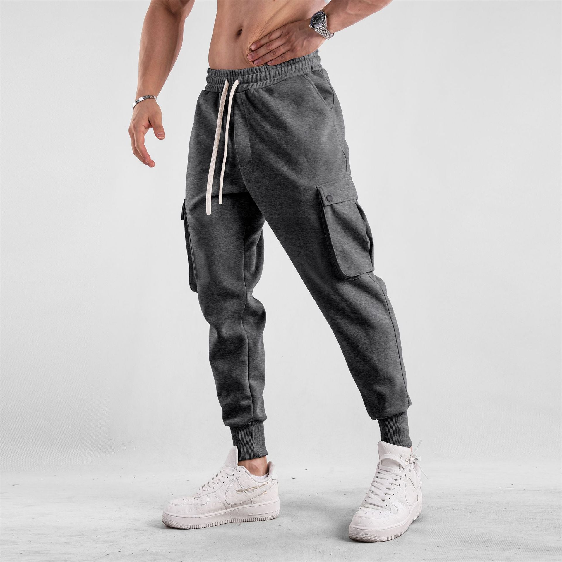 Men's Ankle-Tied Sports Joggers