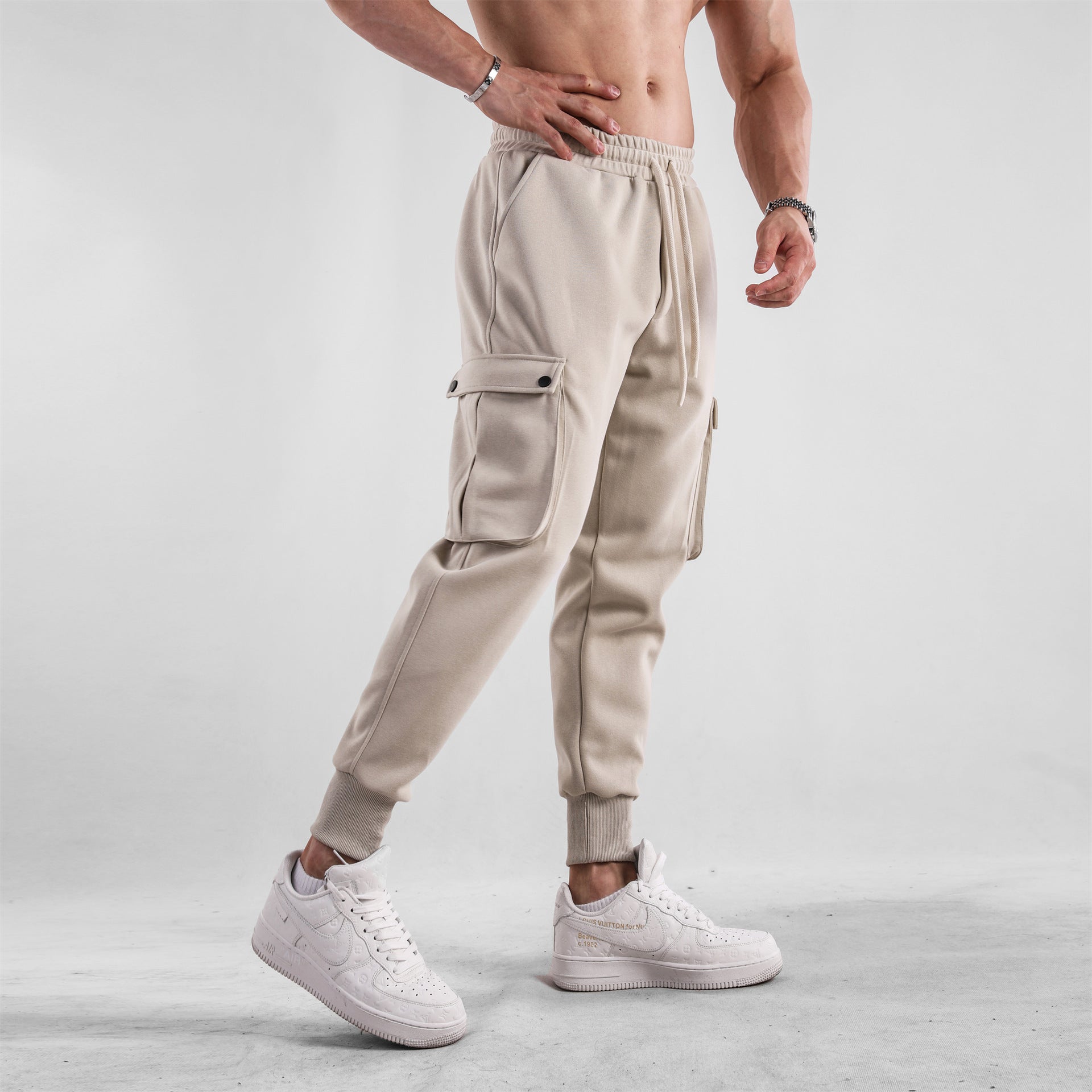 Men's Ankle-Tied Sports Joggers