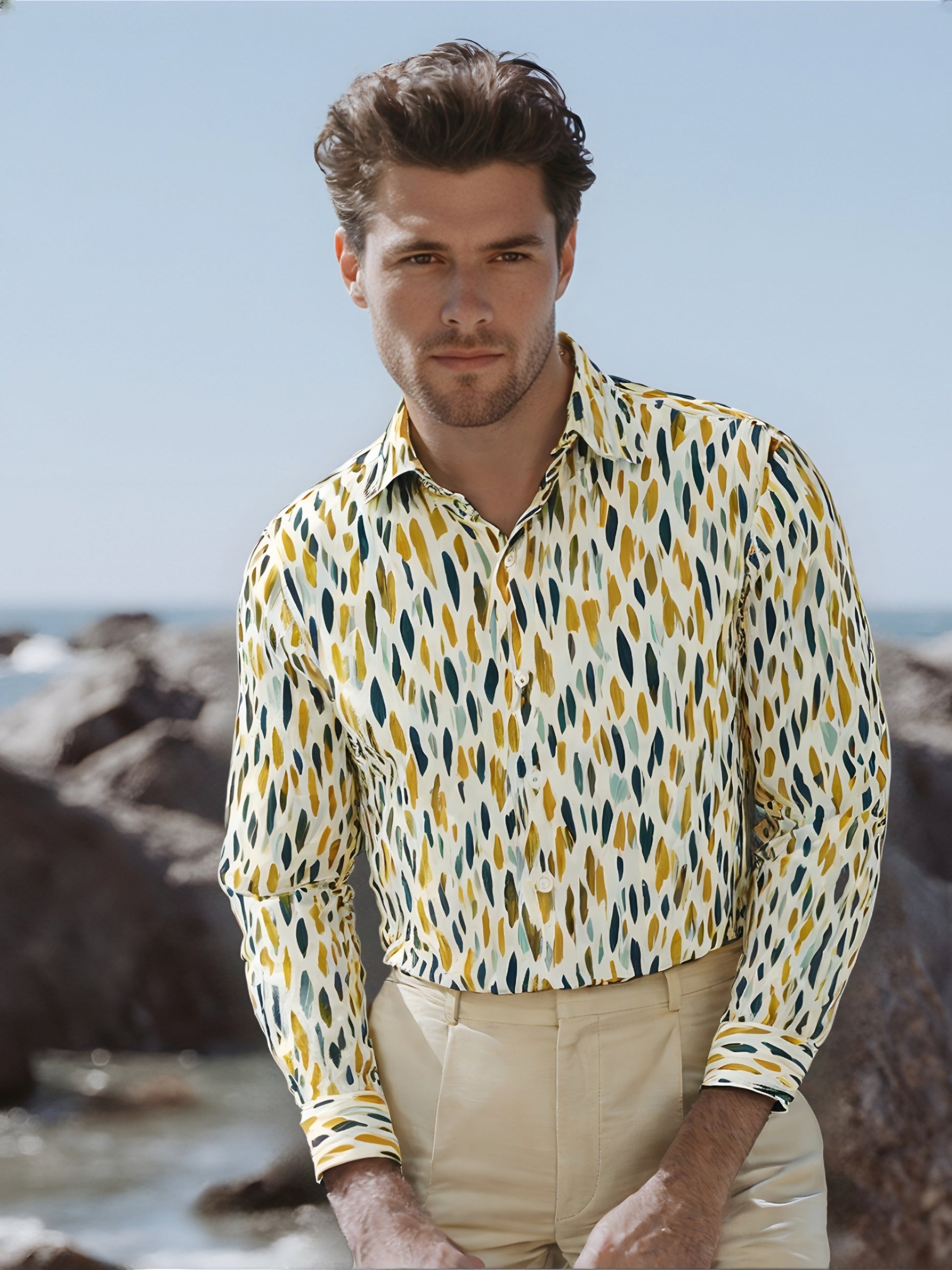 Floral Cardigan Shirt
