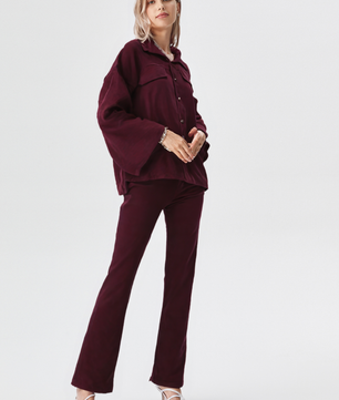 Women’s Casual Red Two-Piece Set