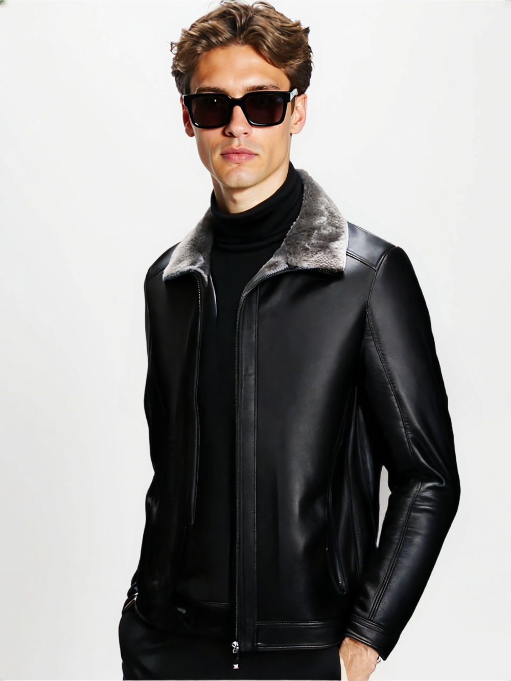 aura Plus Suede Winter  Polo Coat