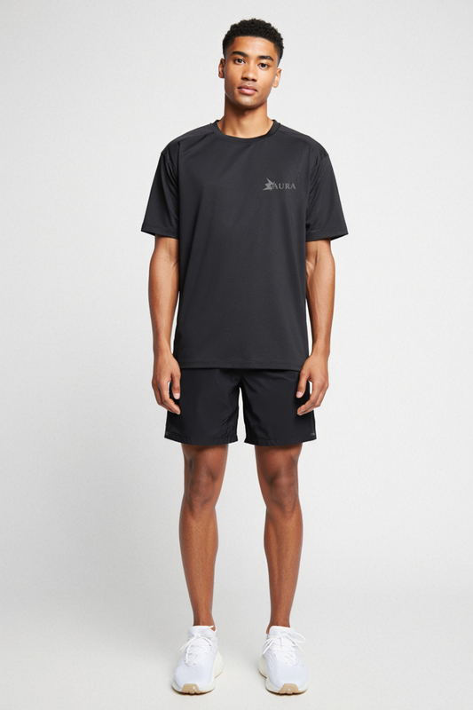 reflect aura washed Oversized t-shirt