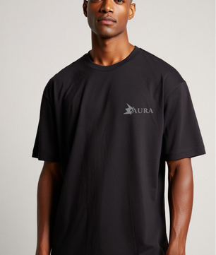 reflect aura washed Oversized t-shirt