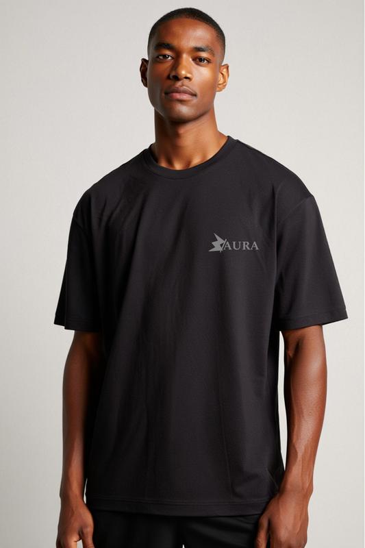reflect aura washed Oversized t-shirt