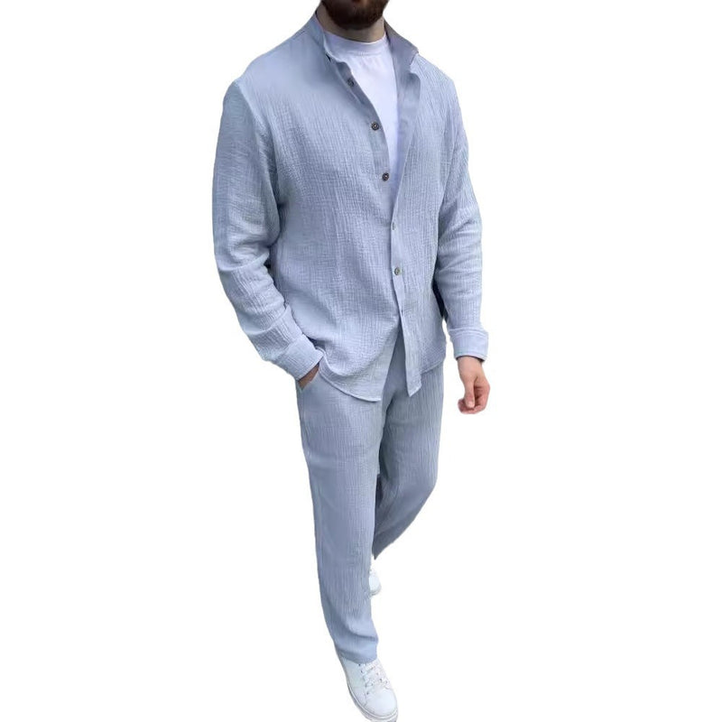 Cotton Men's Fashion Suit Set