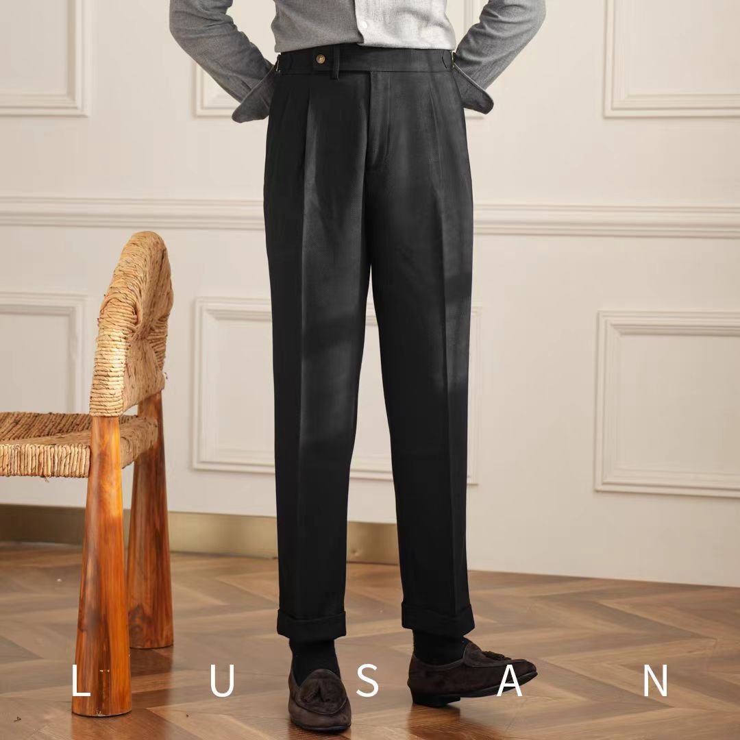 "British Men's Business Casual Pants"