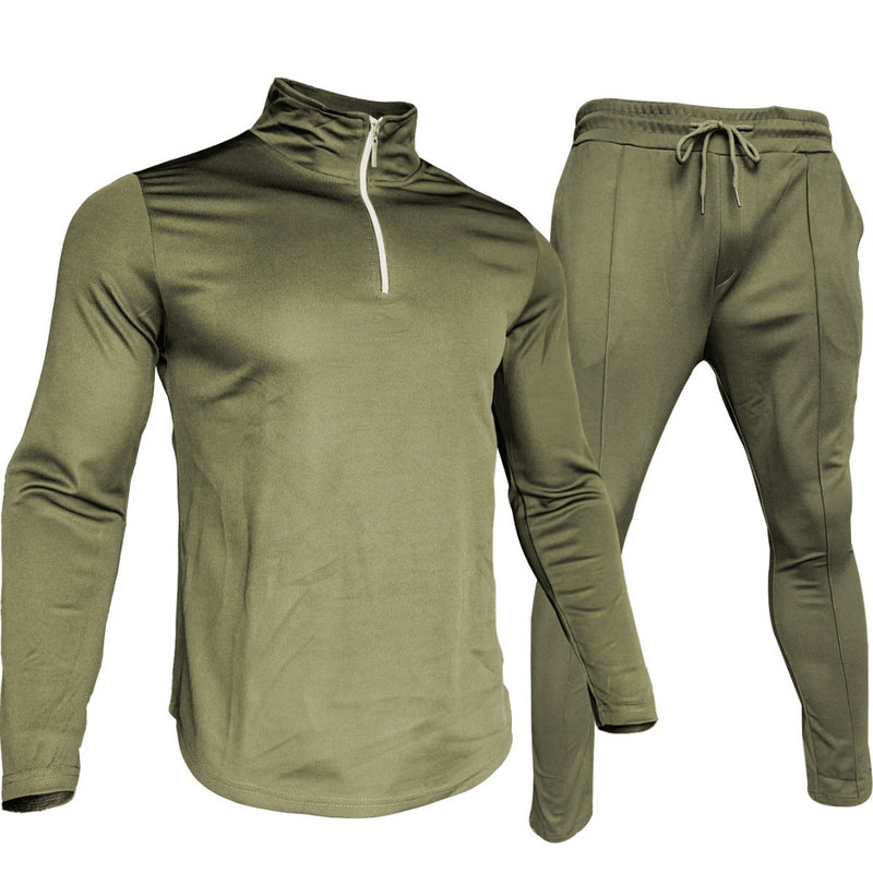 Men's Long Sleeve Polo Sports Suit