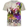 Men's Casual Digital Print Crew Neck T-Shirt