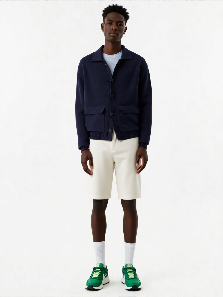 Men's AURA Patch Pocket Woolen Jacket