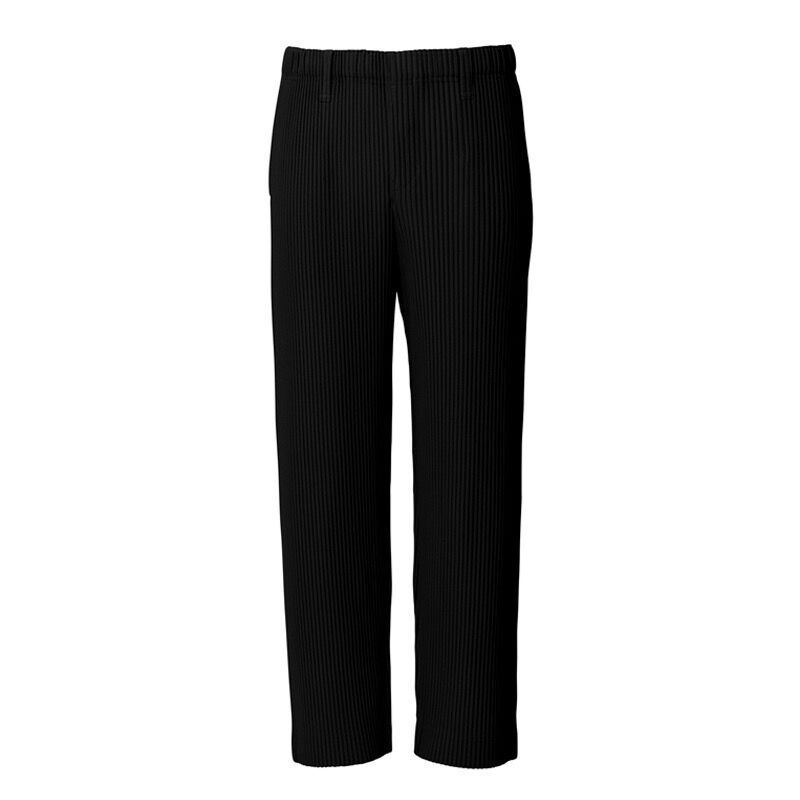 "Draped Wide Leg Casual Trousers