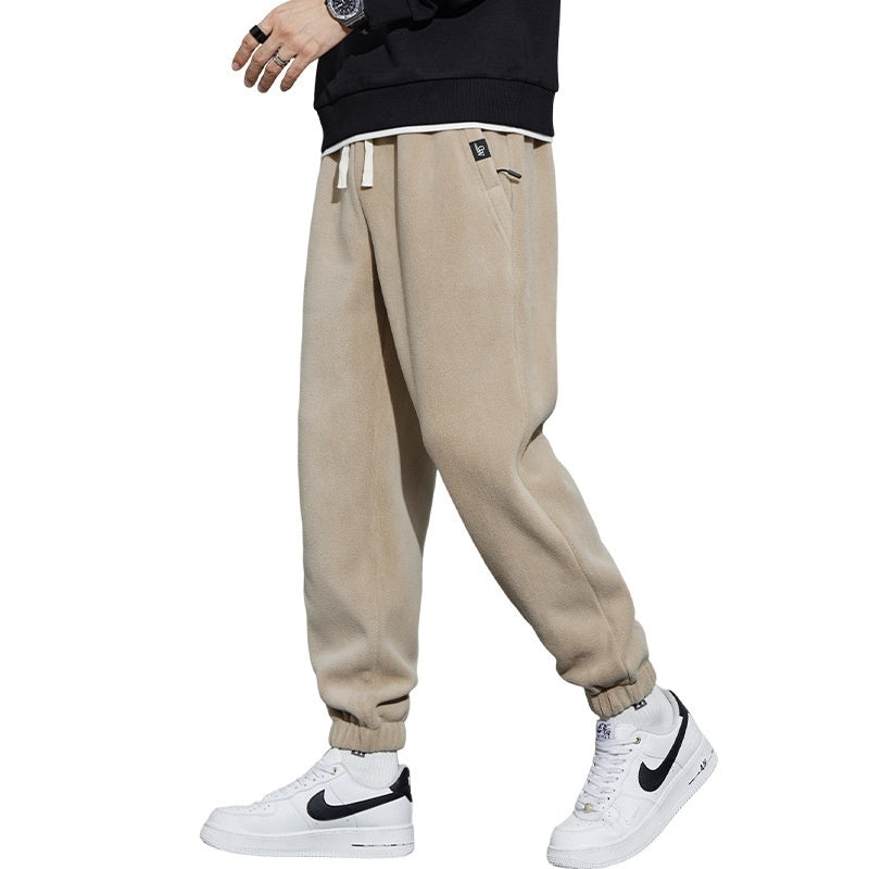 Men's Double-Sided Velvet Sports Pants