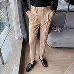 Reflect-Aura - Men's Slim Trousers: British Business Casual