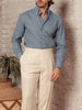 Men's Solid Button Pants