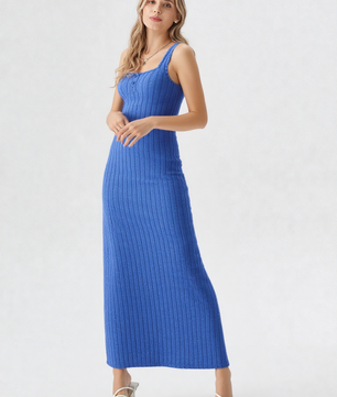 Ribbed Maxi Tank Dress