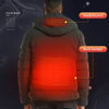 Men & Women Cotton USB Heated Jacket - Winter Thicken Hooded Coat for Outdoor Hiking & Skiing (Up to 7XL)