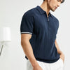 Men's Summer Zipper Polo Shirt