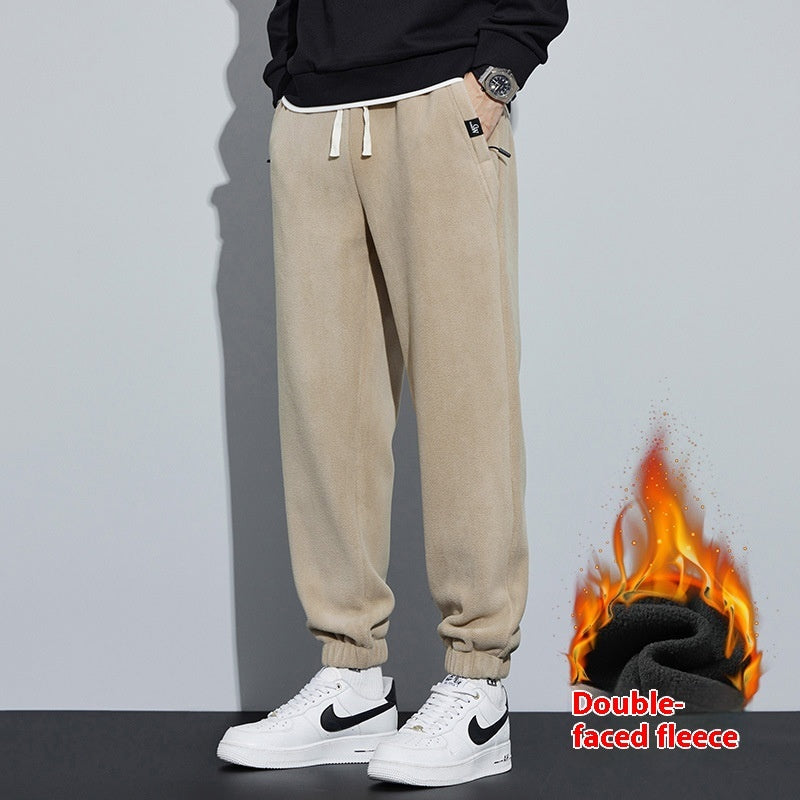 Men's Double-Sided Velvet Sports Pants