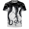 Men's Casual Digital Print Crew Neck T-Shirt