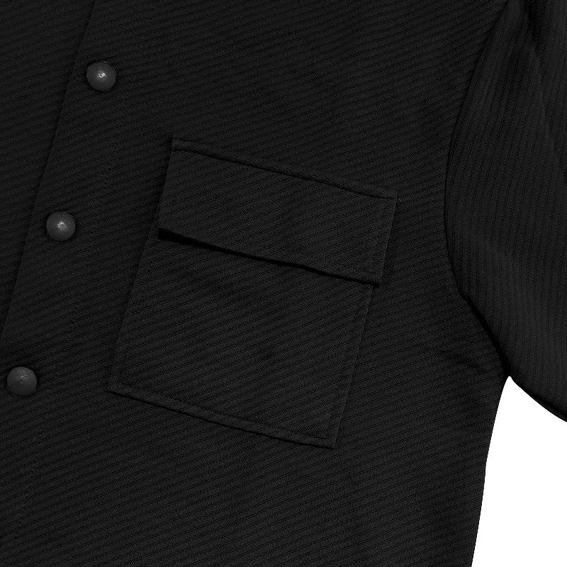 Men's Retro Jacquard Knitted Lapel Jacket"