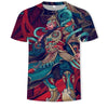 Men's Casual Digital Print Crew Neck T-Shirt