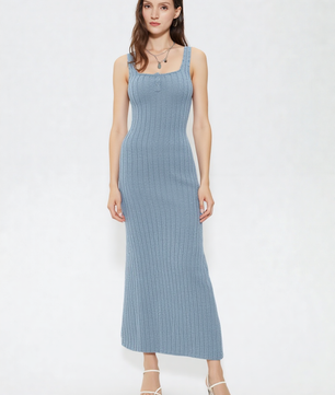 Ribbed Maxi Tank Dress