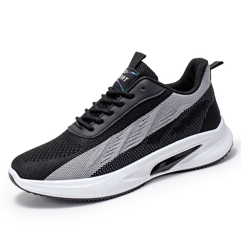 Men's Color-Blocked Mesh Running Sneakers