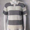 "Men's Summer Lapel Sweater – Short Sleeve Fashion"