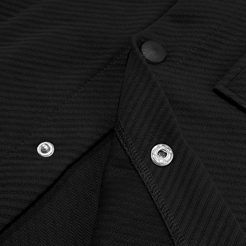Men's Retro Jacquard Knitted Lapel Jacket"