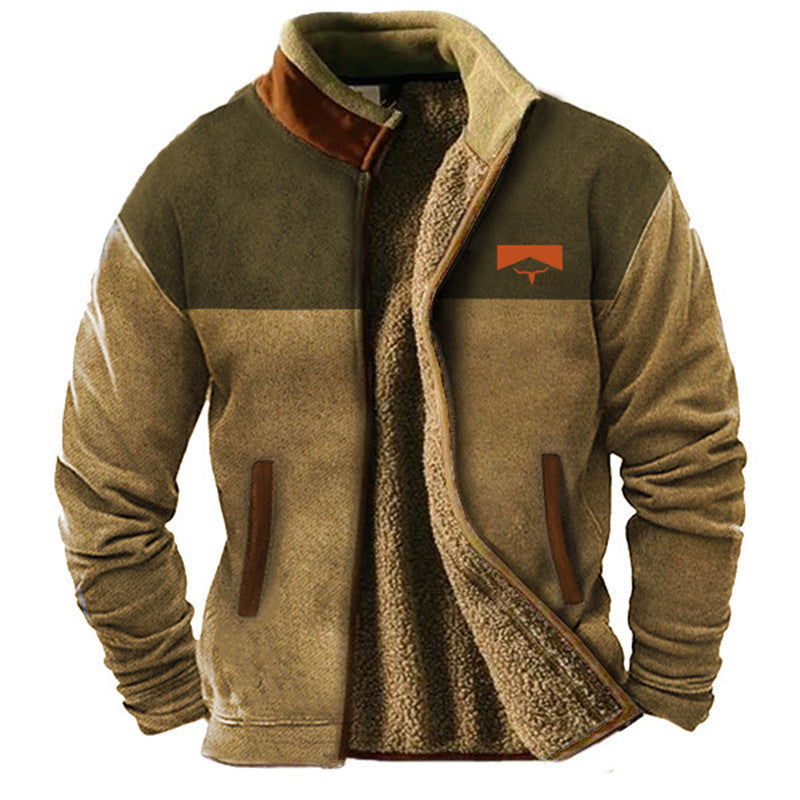 Men's Fashion Casual Fleece Jacket