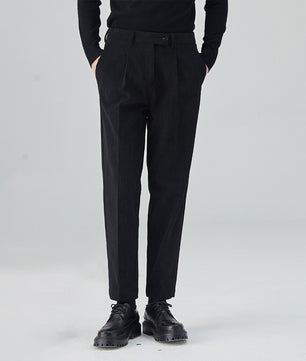 Men Loose‑Fit Corduroy Pants