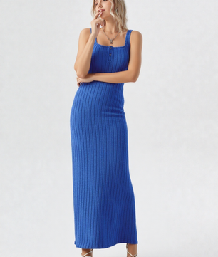 Ribbed Maxi Tank Dress