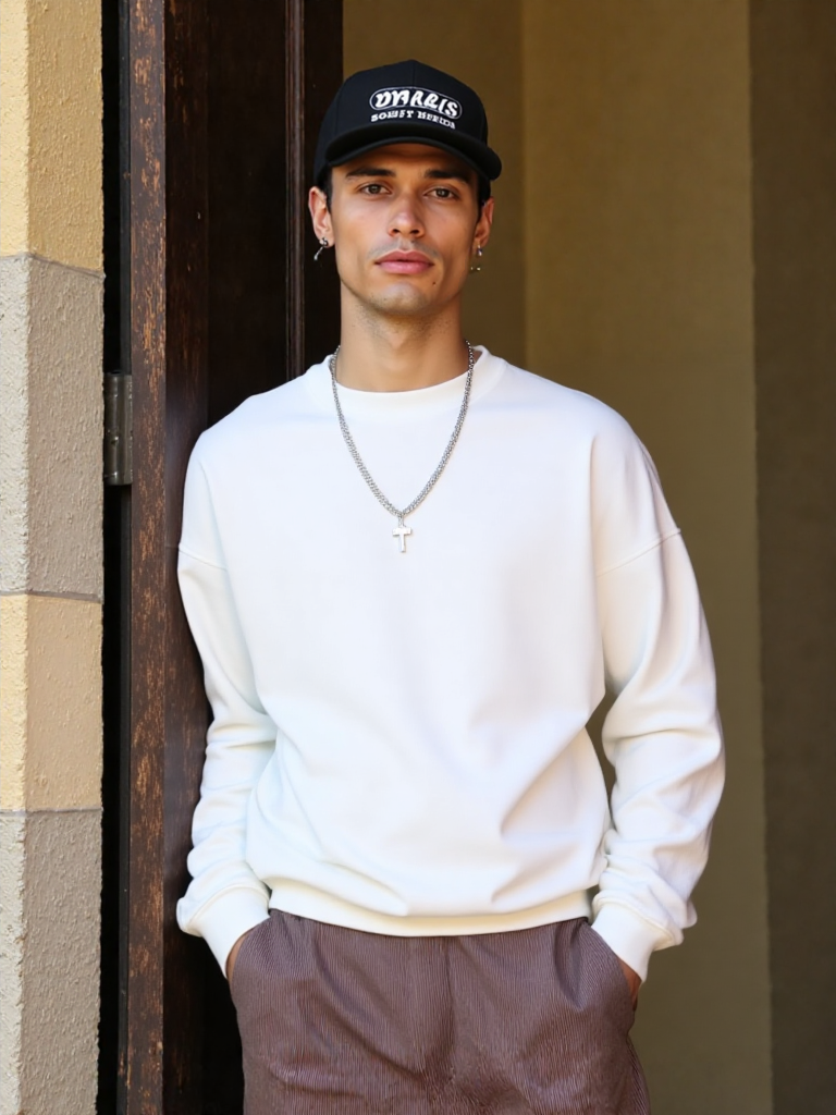 Men's Round Neck Long Sleeve Sweatshirt