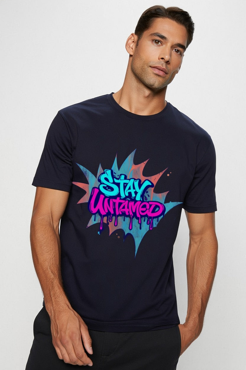 Stay Untamed Unisex T-Shirt, Trendy Graphic Tee