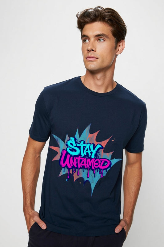 Stay Untamed Unisex T-Shirt, Trendy Graphic Tee