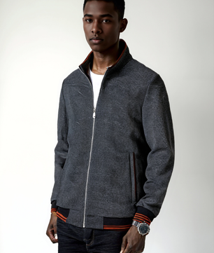 Autumn Clothing Coat Men's Woolen Fleece Jacket Top