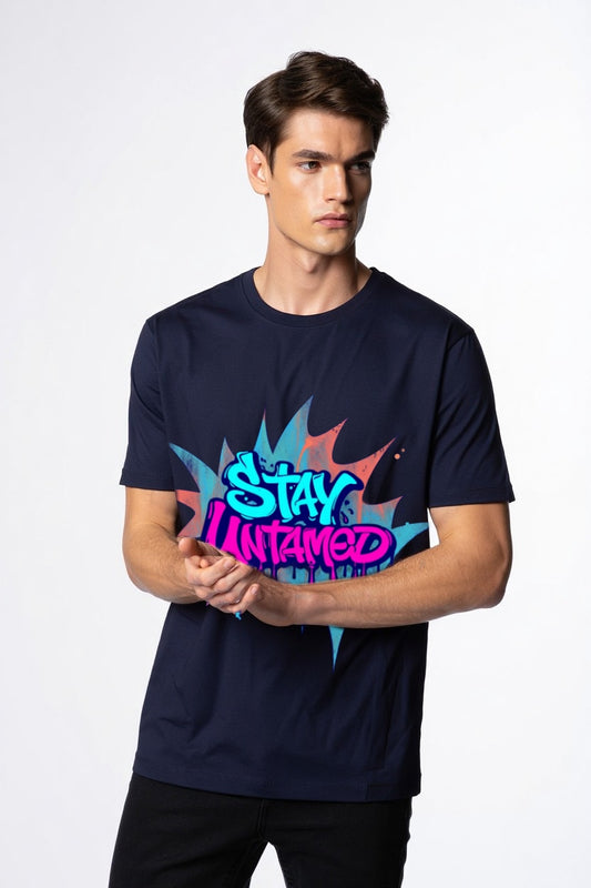 Stay Untamed Unisex T-Shirt, Trendy Graphic Tee