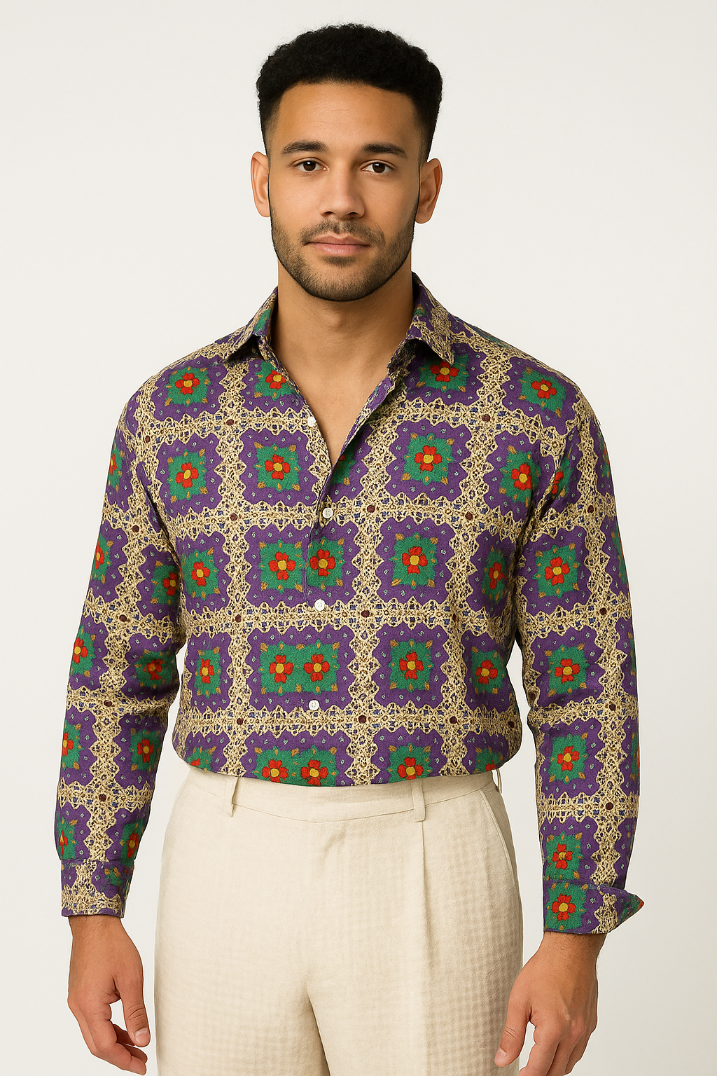 Printed Cardigan (Long Sleeve)