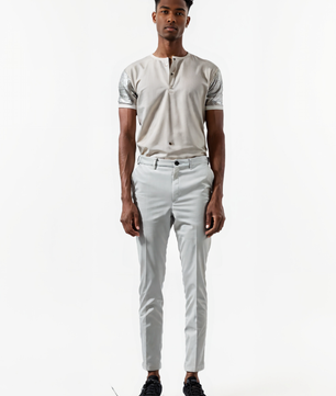 SLIM NINE-POINT TROUSERS