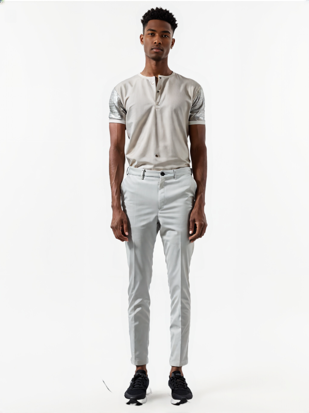 SLIM NINE-POINT TROUSERS