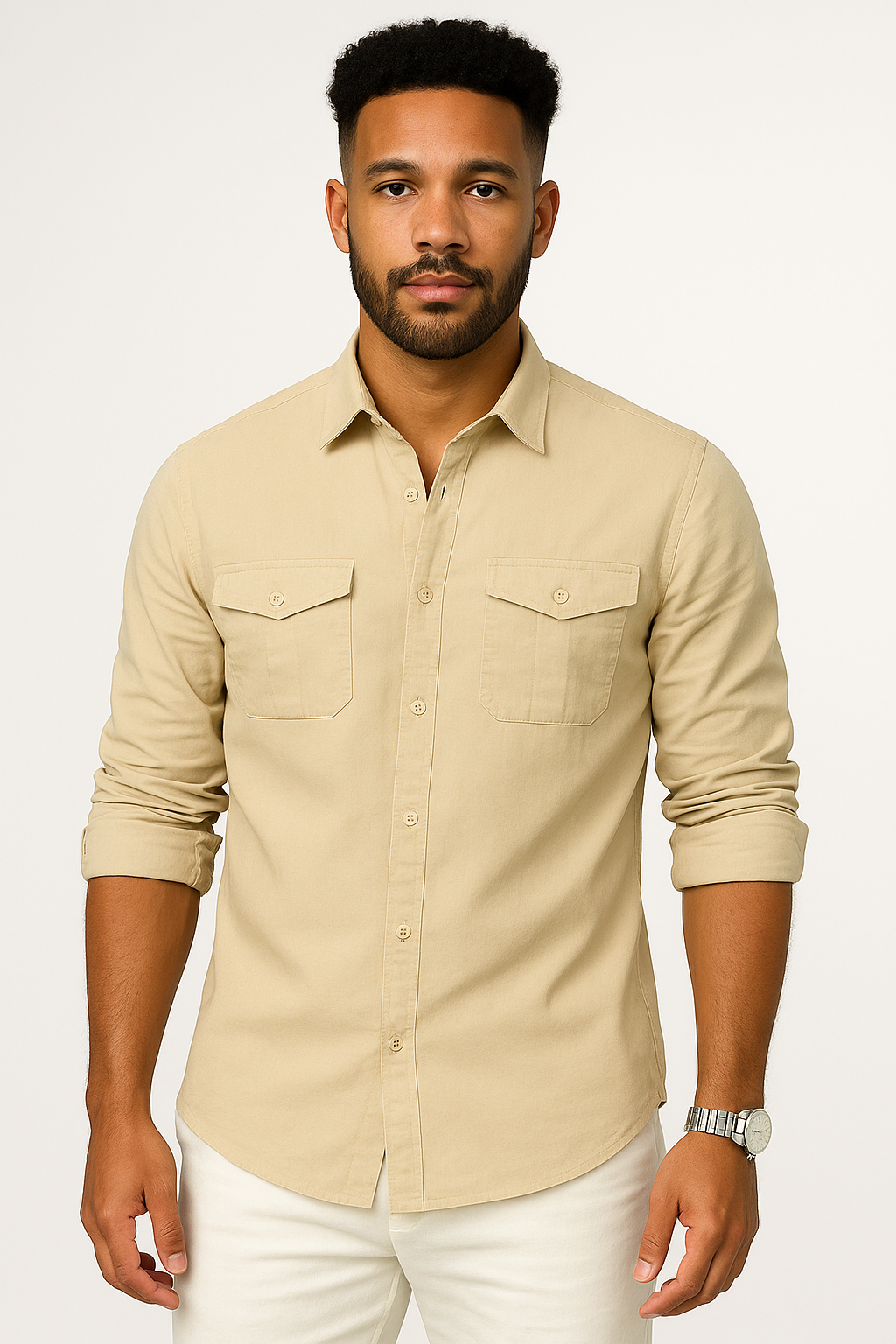 Button-Down Collar Shirt