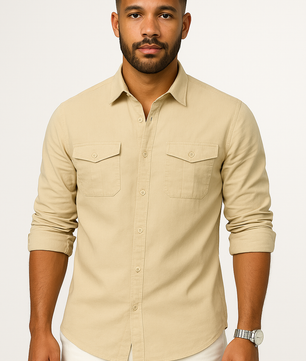 Button-Down Collar Shirt