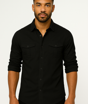 Button-Down Collar Shirt