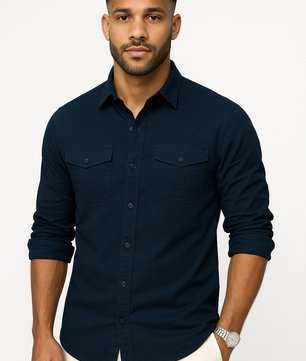 Button-Down Collar Shirt