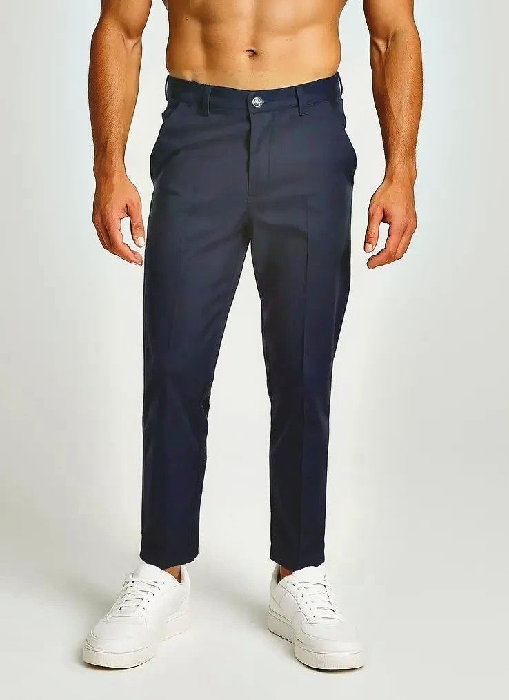 SLIM NINE-POINT TROUSERS
