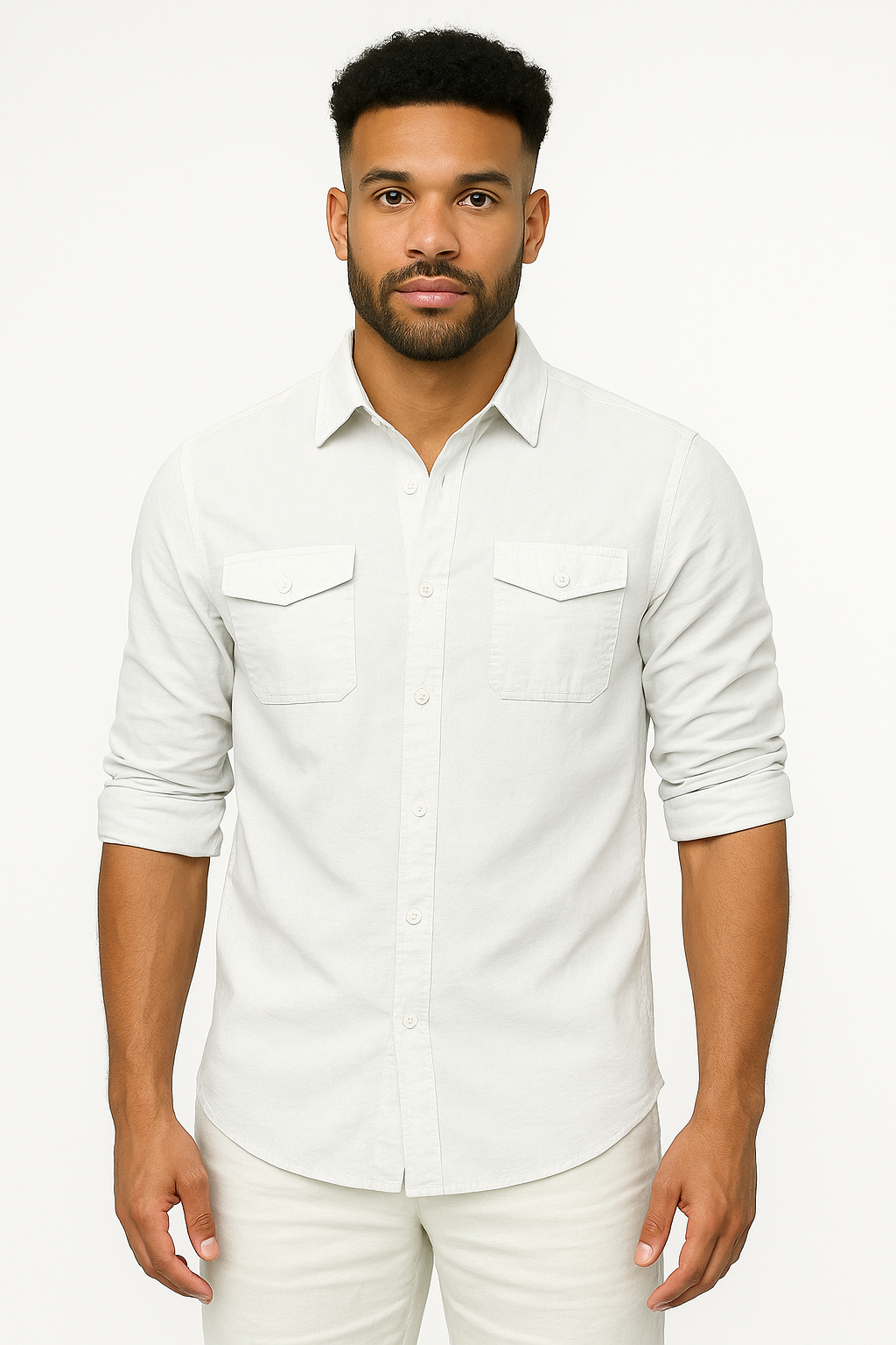 Button-Down Collar Shirt