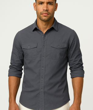 Button-Down Collar Shirt