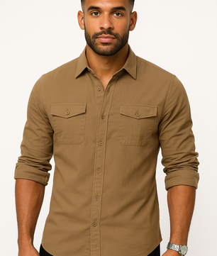 Button-Down Collar Shirt