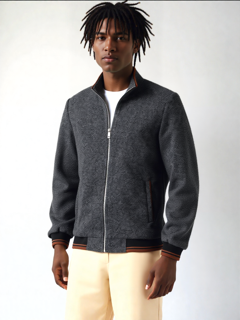 Autumn Clothing Coat Men's Woolen Fleece Jacket Top