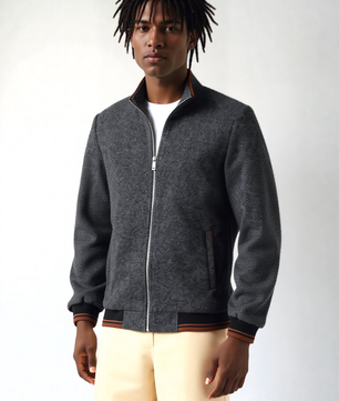 Autumn Clothing Coat Men's Woolen Fleece Jacket Top